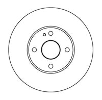 NF PARTS Тормозной диск 203230NF